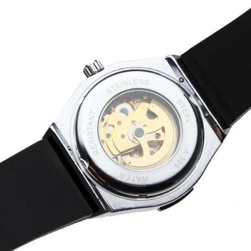 Boulon Silver — Automatic Skeleton Watch