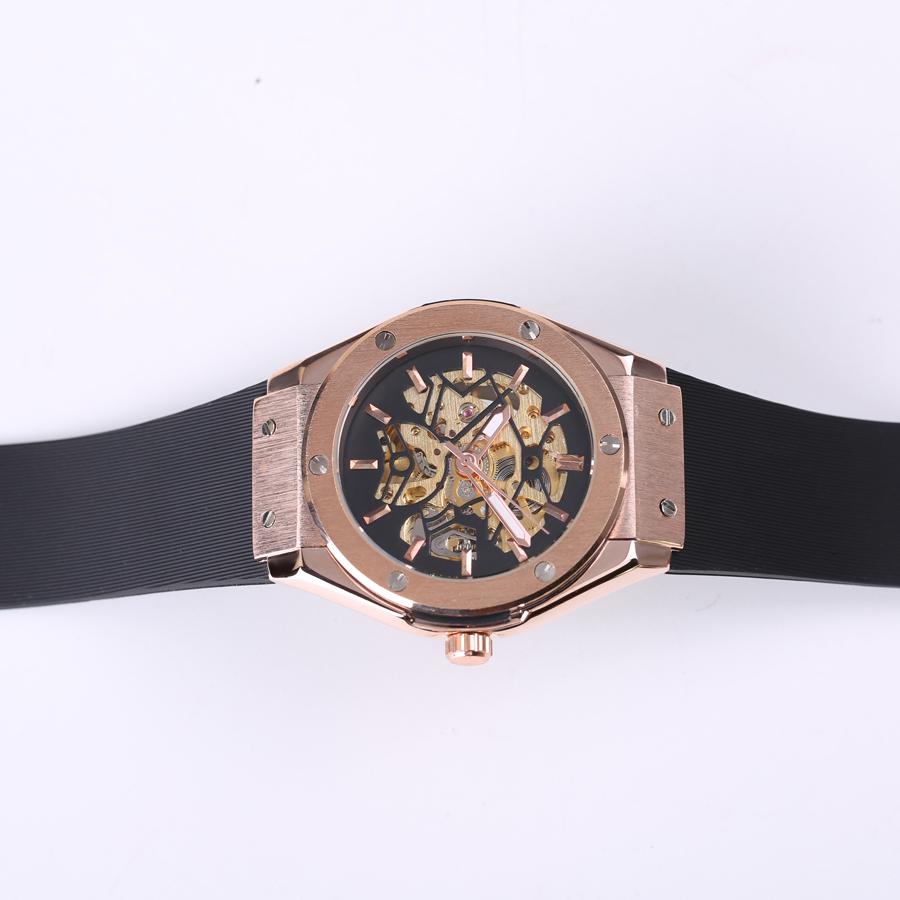 Boulon Rose Gold — Automatic Skeleton Watch