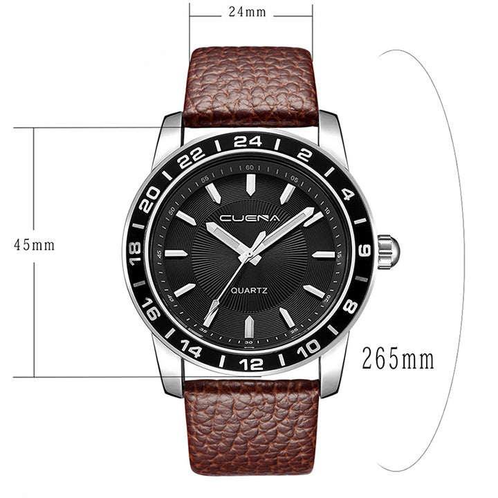 Time Master — Minimalist Black Watch