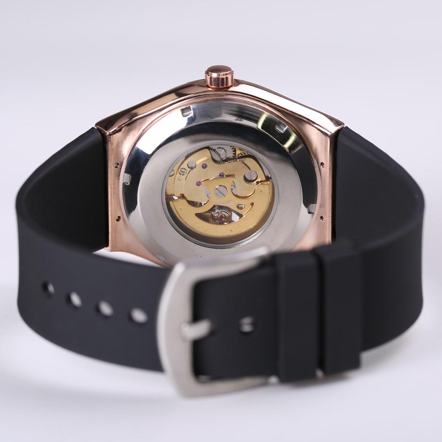 Boulon Rose Gold — Automatic Skeleton Watch